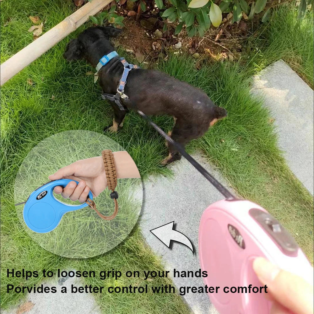 Shock-Absorbing Hands-Free Dog Leash (Anti-Fall Wrist Strap)
