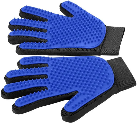 Pet Grooming Glove for Cats & Dogs – Gentle Deshedding & Hair Removal Mitt